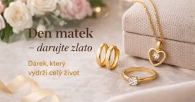 Jak vybrat zlatý šperk jako dárek ke Dni matek