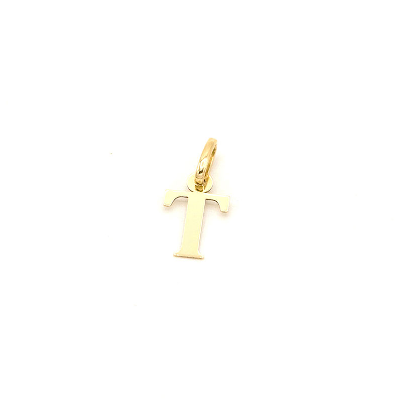 Zlatý přívěsek písmeno T 0,22g