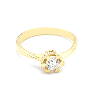 Zlatý zásnubní prsten 2,10g