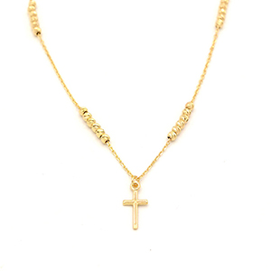 Zlatý řetízek s křížkem 2,00g