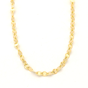 Zlatý řetízek Anker zdobený Valentinou 3,25g