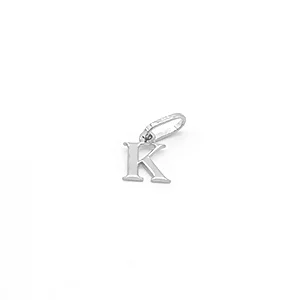 Přívěsek z bílého zlata, písmeno K 0,20g