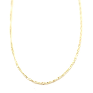 Zlatý řetízek Singapore jemný 0,80g