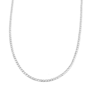 Řetízek z bílého zlata Pancer broušený 1,35g