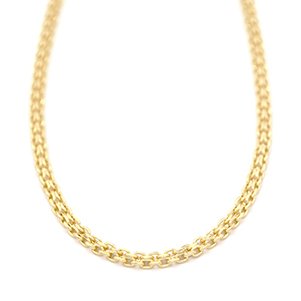 Zlatý řetízek Bismark s velkou karabinou 3,35g