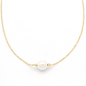 Zlatý řetízek s perlou 1,40g