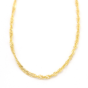 Zlatý řetízek Singapore kroucený 2,25g