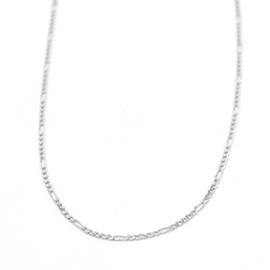 Řetízek z bílého zlata Figaro jemný 1,70g