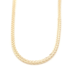 Zlatý řetízek Liščí ocas Fox s velkou karabinou 9,45g