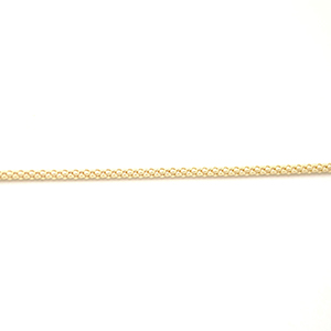 Zlatý náramek lankovitý s velkou karabinou 