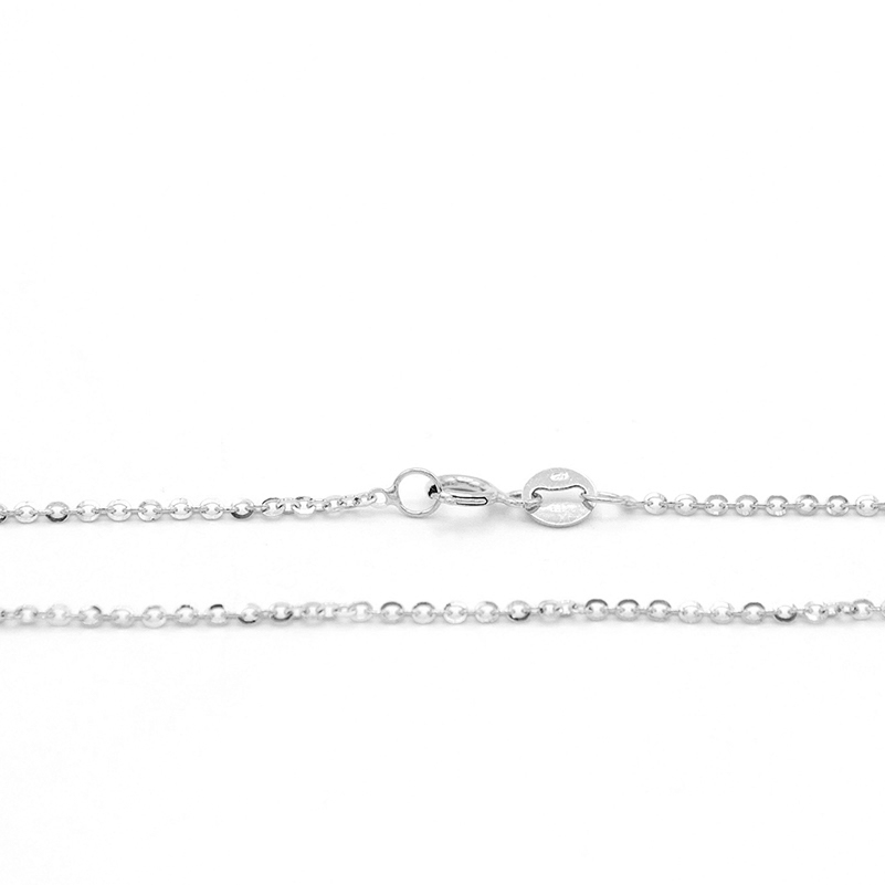 Řetízek z bílého zlata, zdobený Anker 1,50g