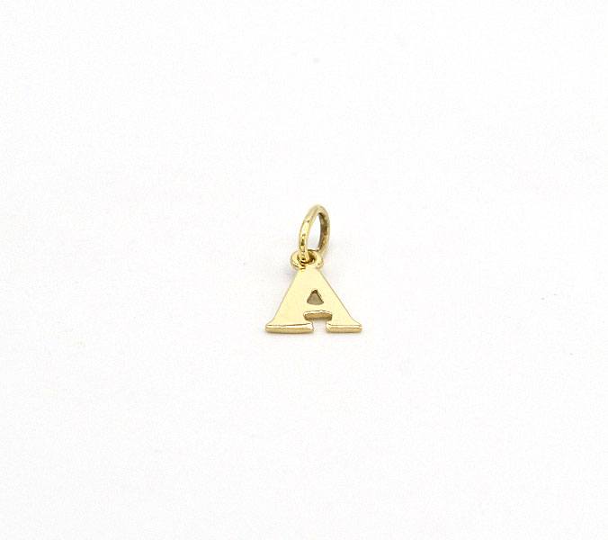 Zlatý přívěsek písmeno A 0,50g