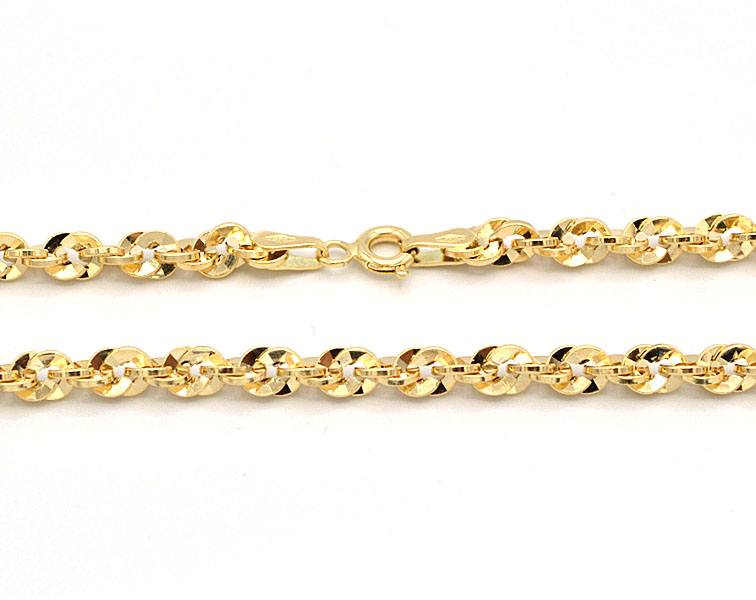 Zlatý řetízek Anker hrubý proplétaný 5,15g