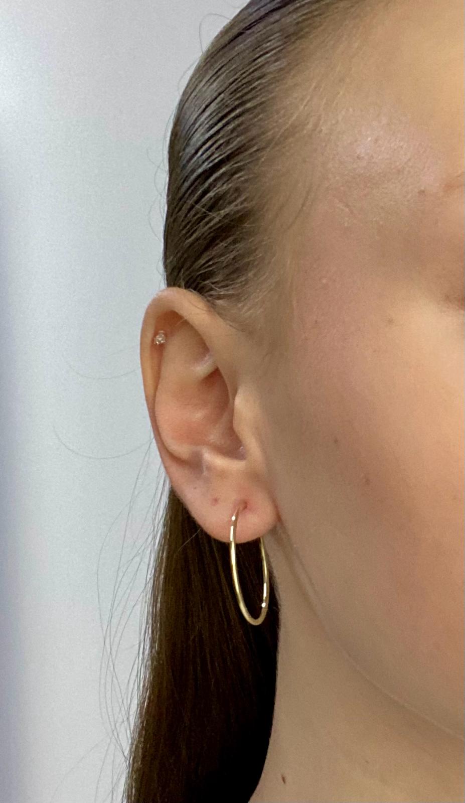 Zlaté náušnice kruhy 0,85g