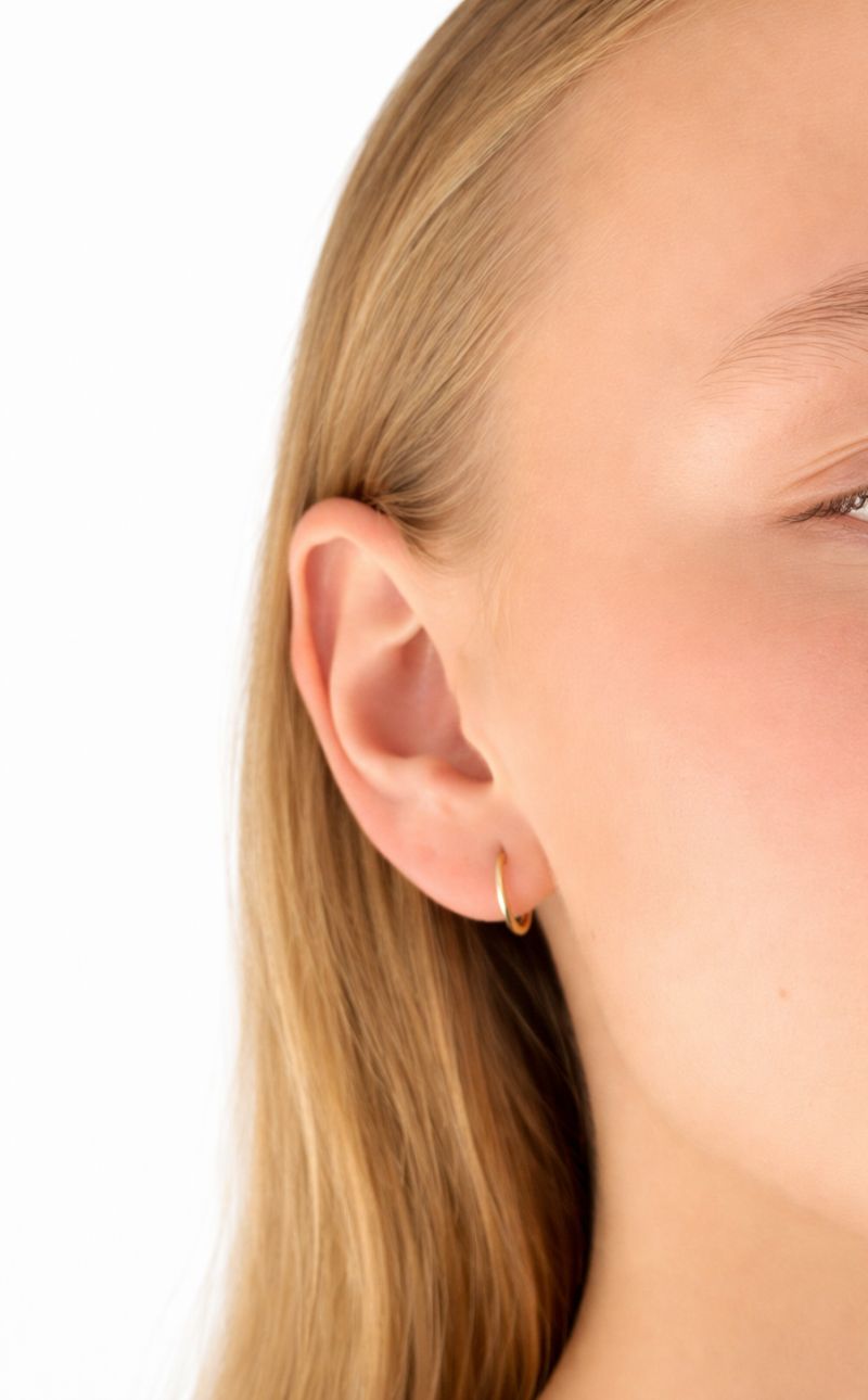 Zlaté náušnice kruhy malé 