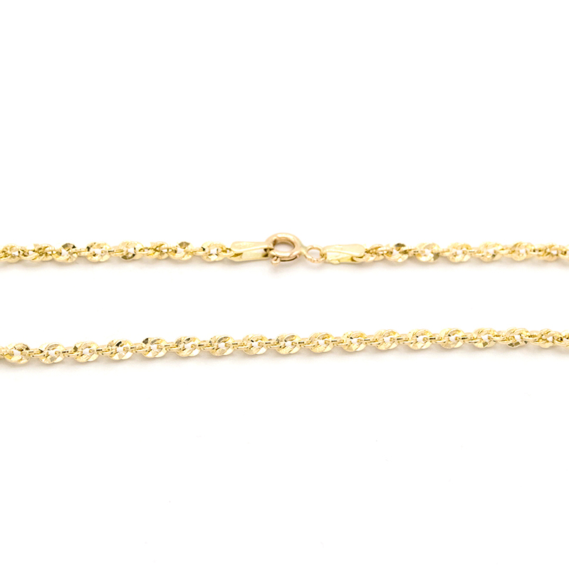 Zlatý náhrdelník Anker proplétaný zdobený 2,20g