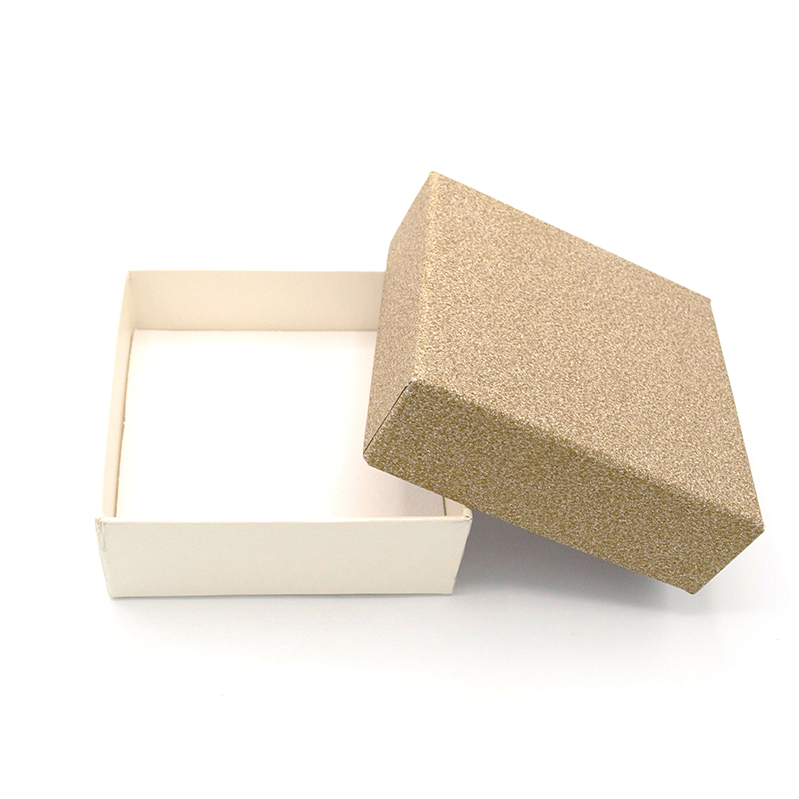 Krabička na šperky zlatá lesklá 