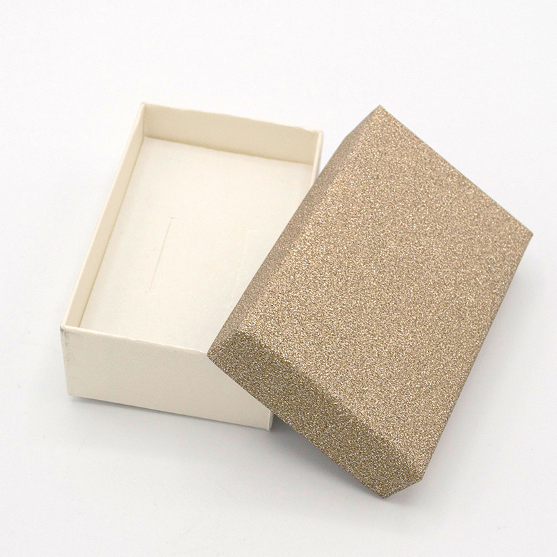 Krabička na šperky zlatá lesklá