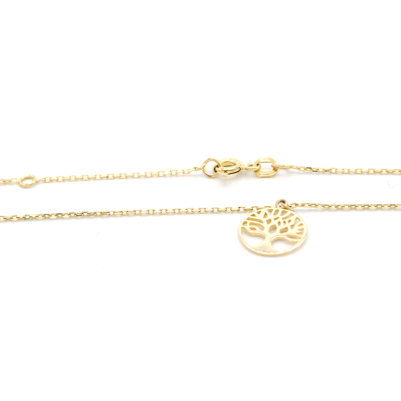 Zlatý řetízek s přívěskem strom života 1,75g