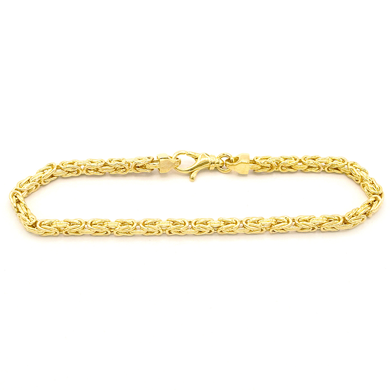 Zlatý náramek královský zdobený 6,65g