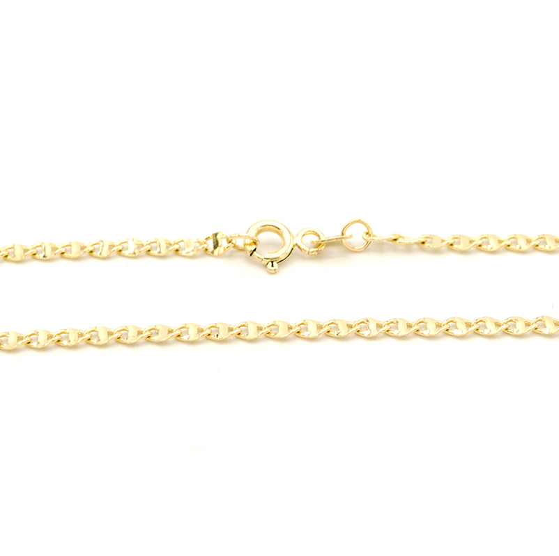 Zlatý řetízek Marina zdobená 3,53g