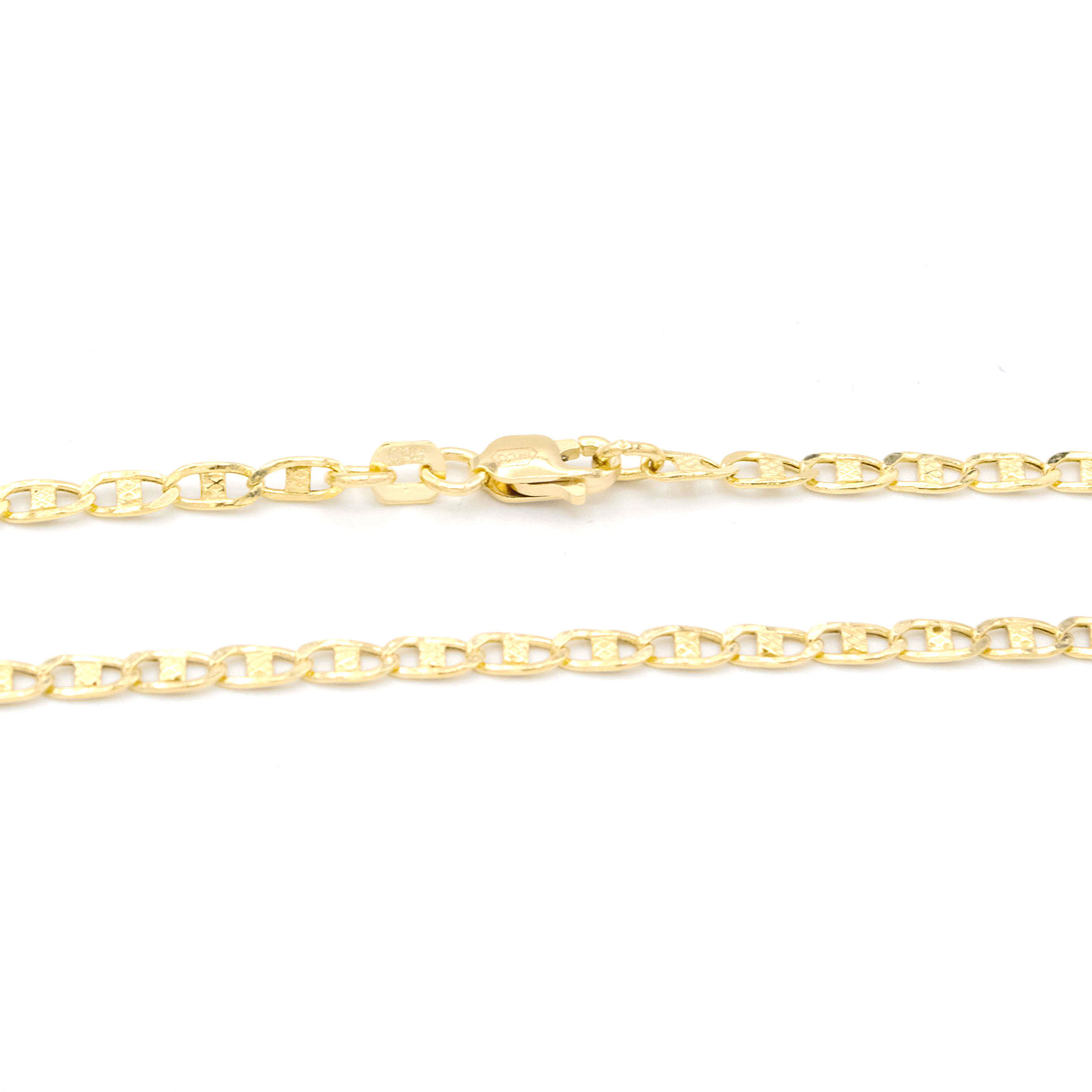 Zlatý řetízek Marina se zdobením 3,80g