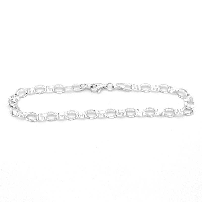 Náramek z bílého zlata zdobený 2,48g