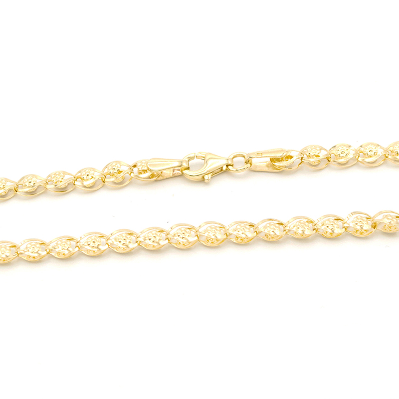 Zlatý náhrdelník hrubý zdobený 4,70g