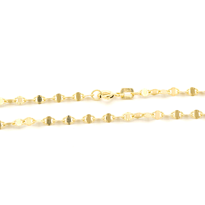 Zlatý řetízek Anker zdobený Valentinou 3,25g