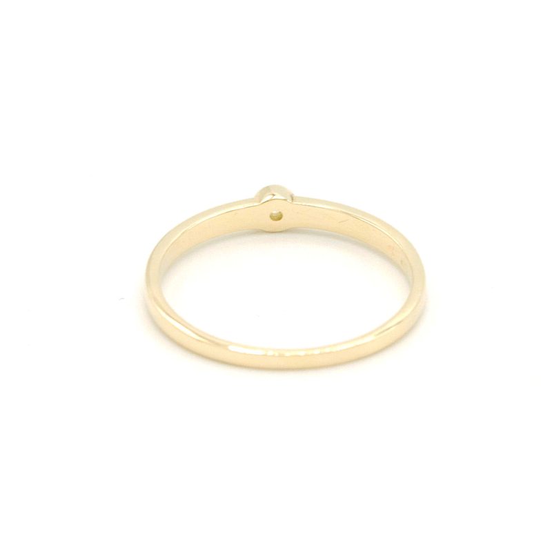 Zlatý prsten kroužek se zirkonem 1,13g