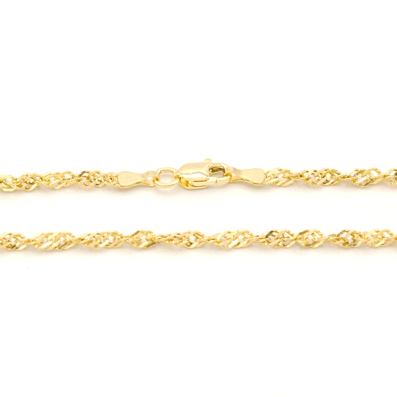 Zlatý řetízek Singapore 2,25g