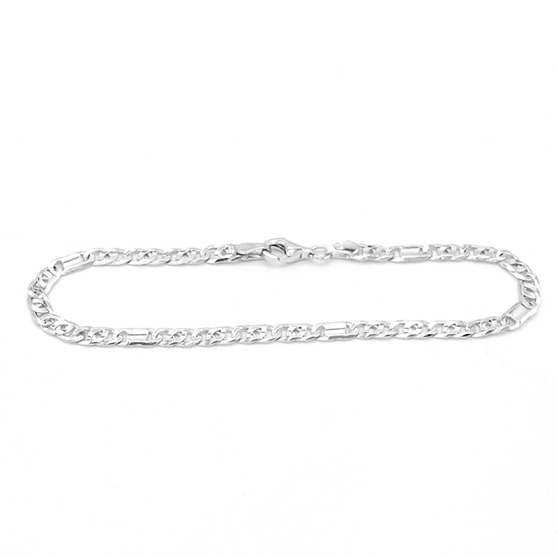 Náramek bílého zlata, Pancer zdobený 4,28g