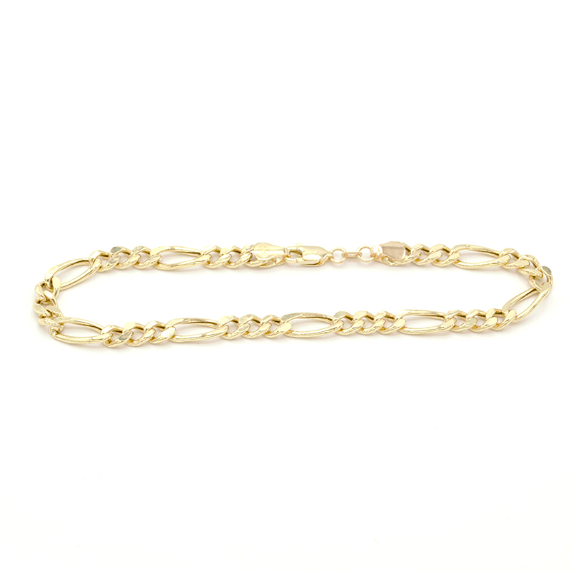 Pánský zlatý náramek Figaro 5,60g