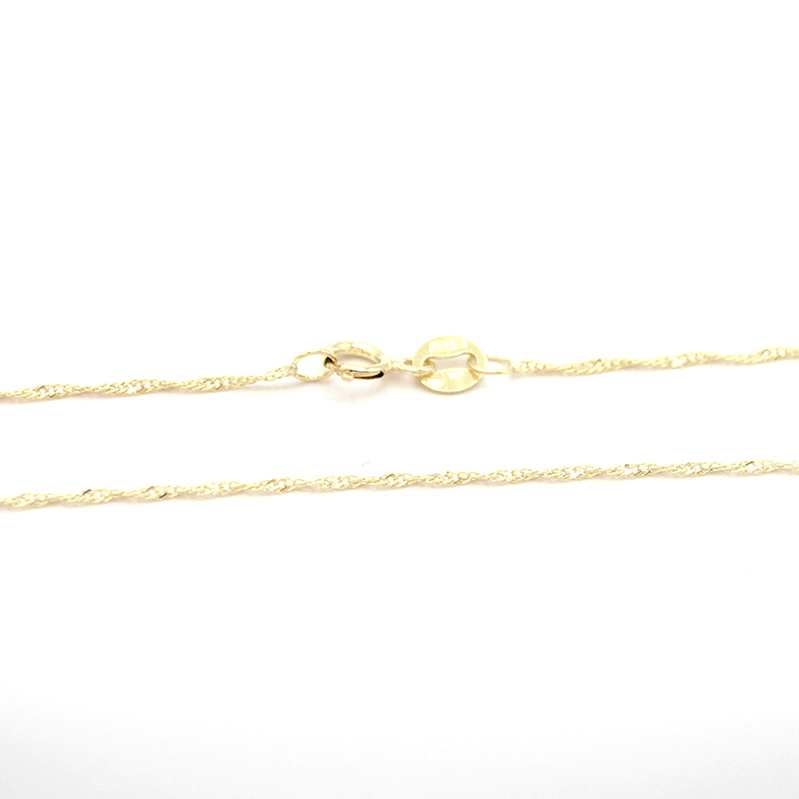 Zlatý řetízek Singapore jemný 0,80g