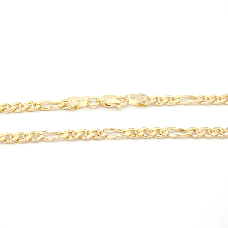 Zlatý řetízek Figaro zdobený 7,15g