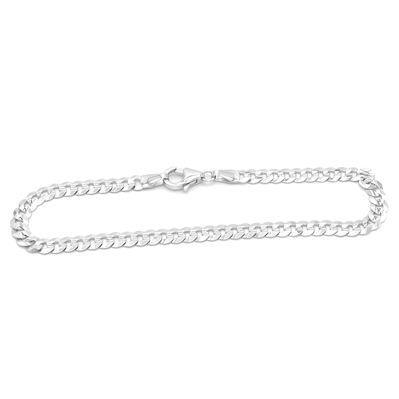 Náramek z bílého zlata Pancer broušený 4,15g