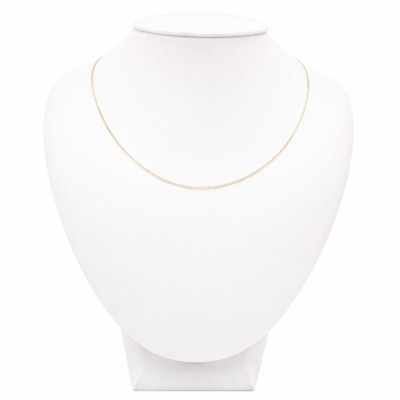 Zlatý řetízek Pancer jemný broušený 