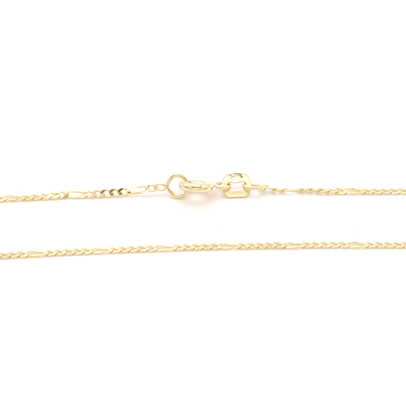 Zlatý řetízek Figaro jemný 1,60g