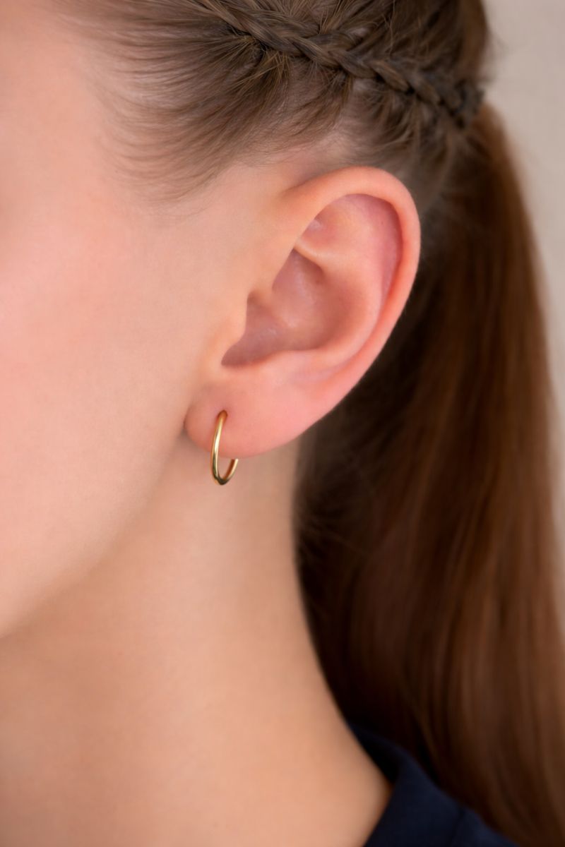 Zlaté náušnice kruhy malé 