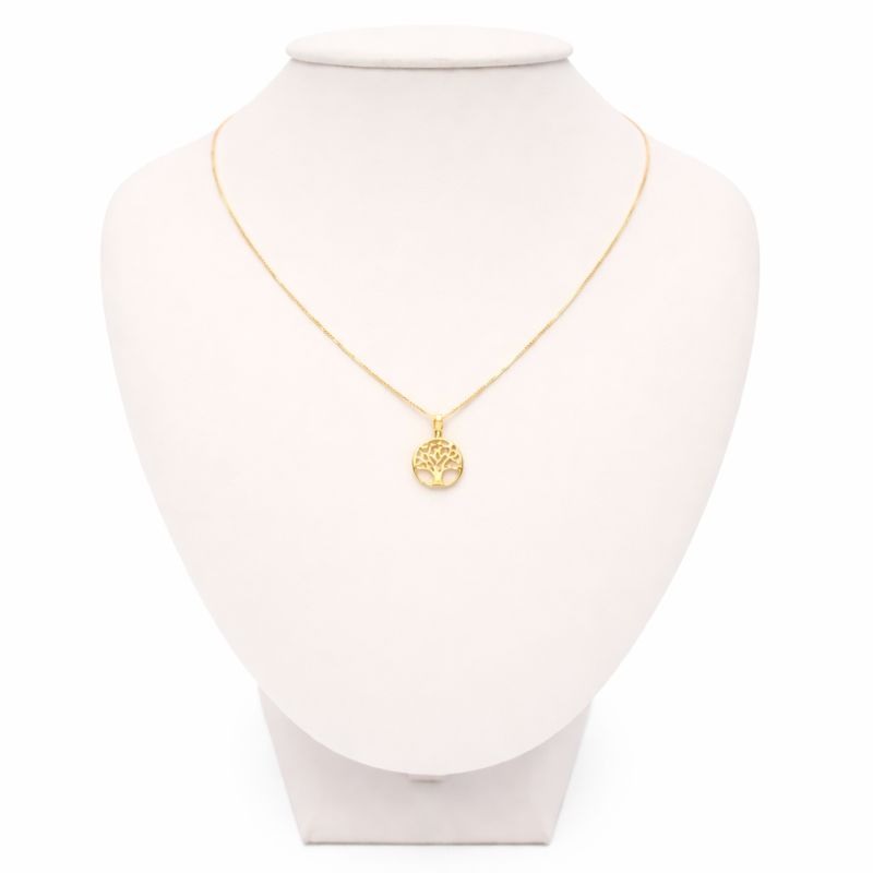 Zlatý přívěsek strom života 