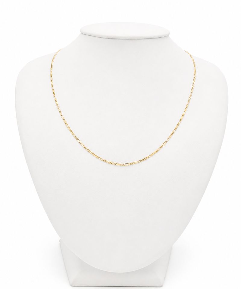 Zlatý řetízek Figaro