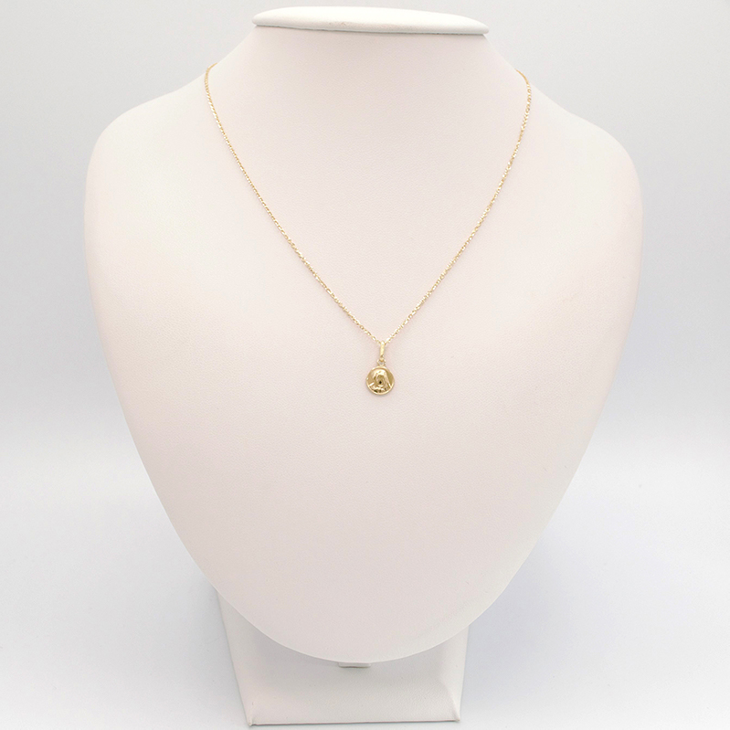 Zlatý přívěsek Madonka kulatá malá 0,57g