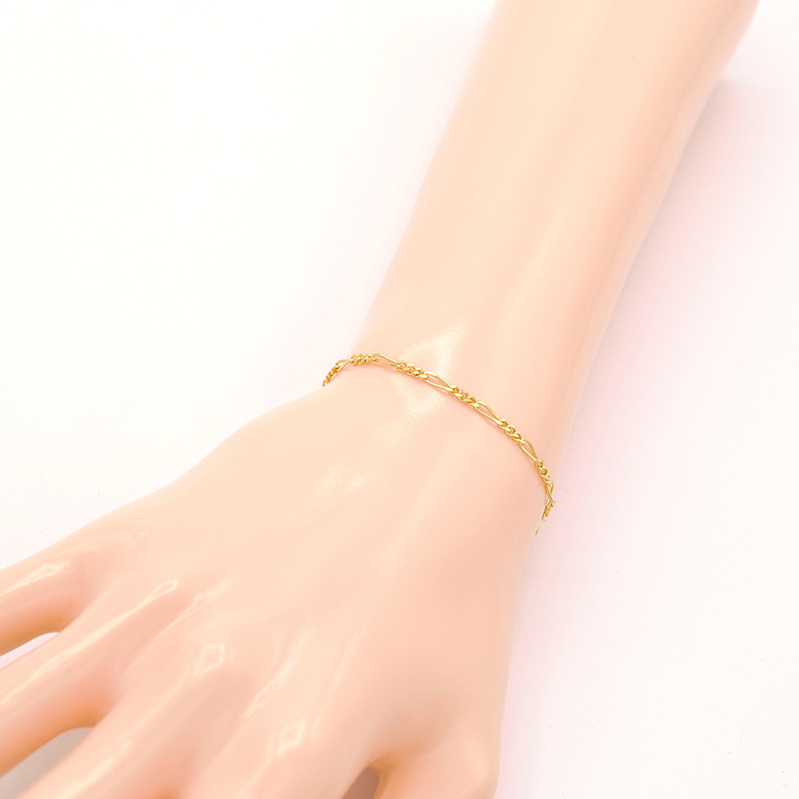 Zlatý náramek Figaro 2,45g