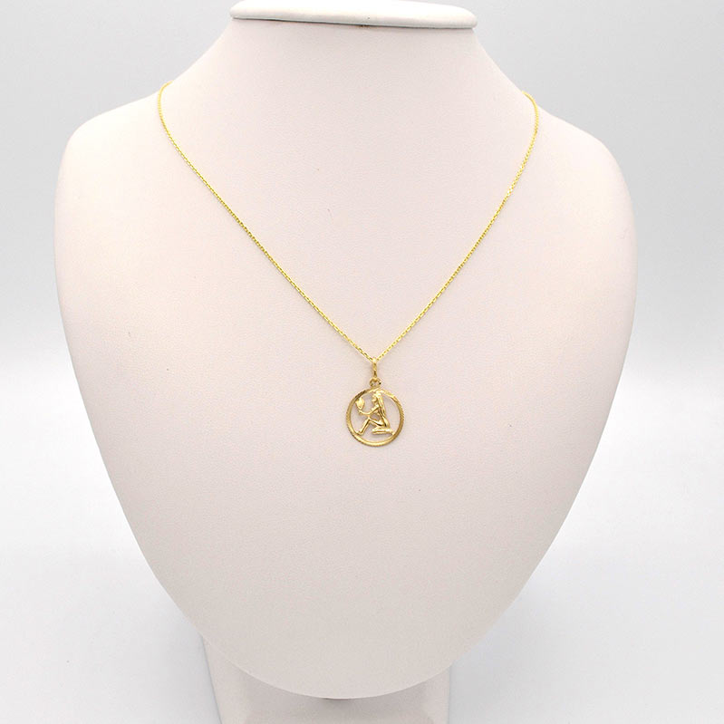 Zlatý přívěsek Panna v kruhu 0,64g