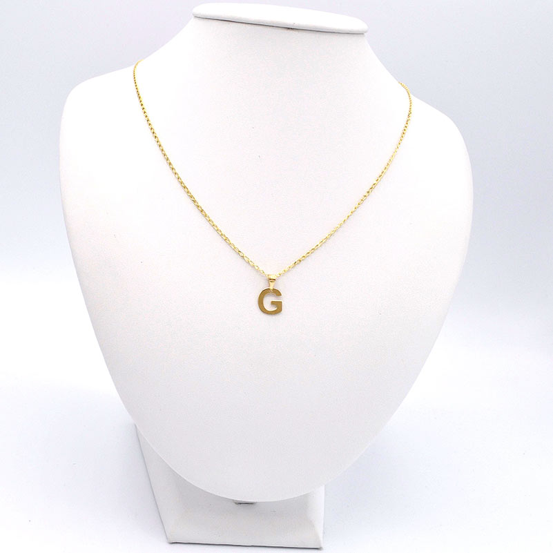 Zlatý přívěsek písmeno G 0,45g