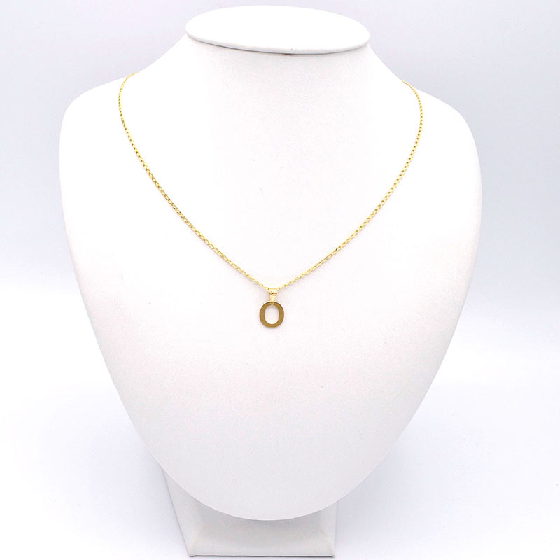 Zlatý přívěsek písmeno O 0,48g