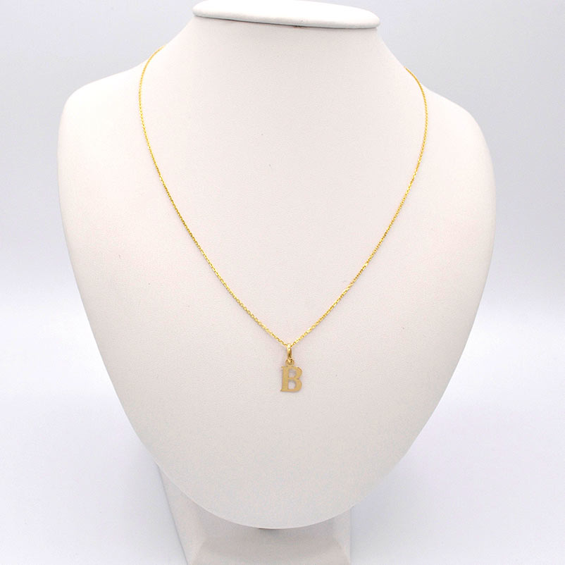 Zlatý přívěsek písmeno B 0,25g