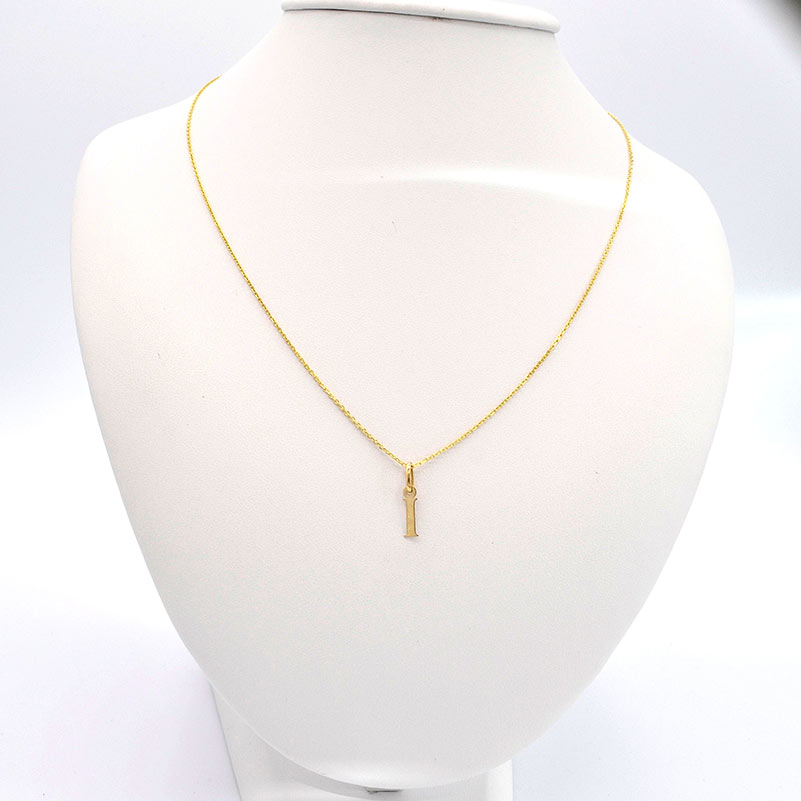 Zlatý přívěsek písmeno I 0,18g