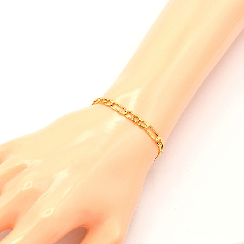 Zlatý náramek Figaro 2,10g