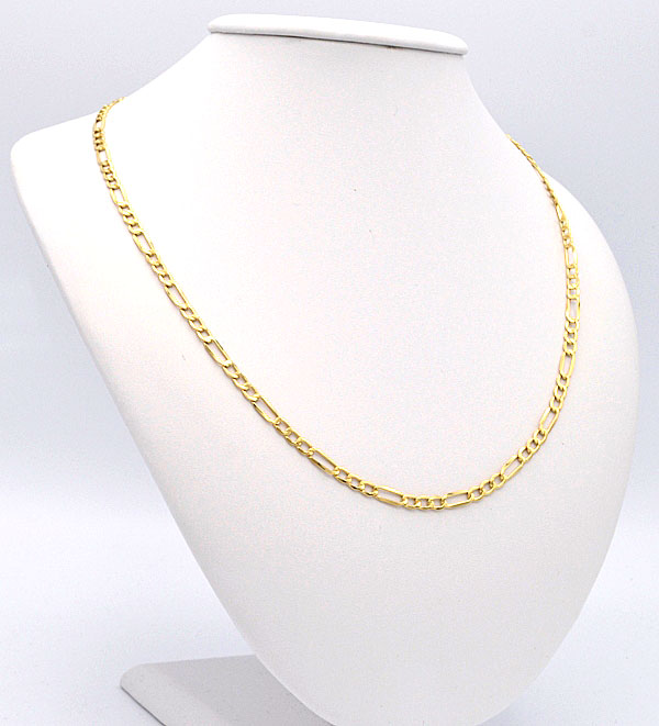 Zlatý řetízek Figaro hrubý 3,30g